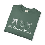 Dachshund Mama T-Shirt — Cute Paw Print & Bows Tee for Dog Lovers